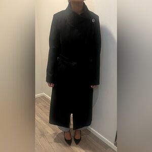 Kenneth Cole Black Trench Coat